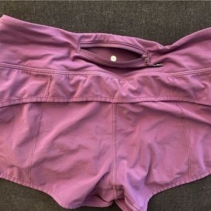 COPY - Lululemon Run Speed Short 2.5” Size 6 Plum.